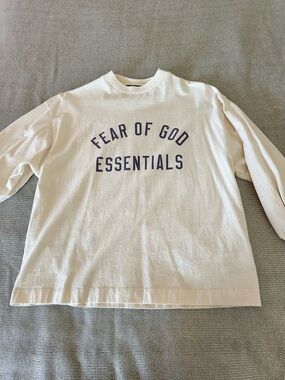 Essentials Fear of God Kids Long Sleeve Tee
